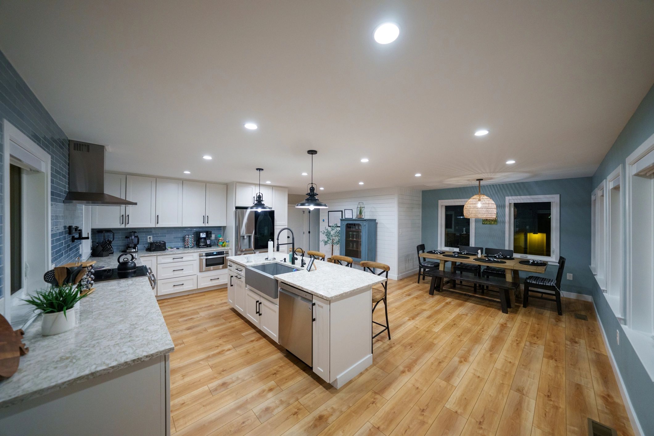 Clean home interior ready for move-in